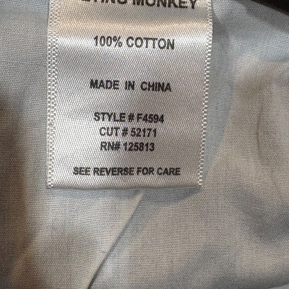 Flying Monkey Jeans High Rise Distressed Flare Light Wash Torn Women's 28 - Picture 10 of 10